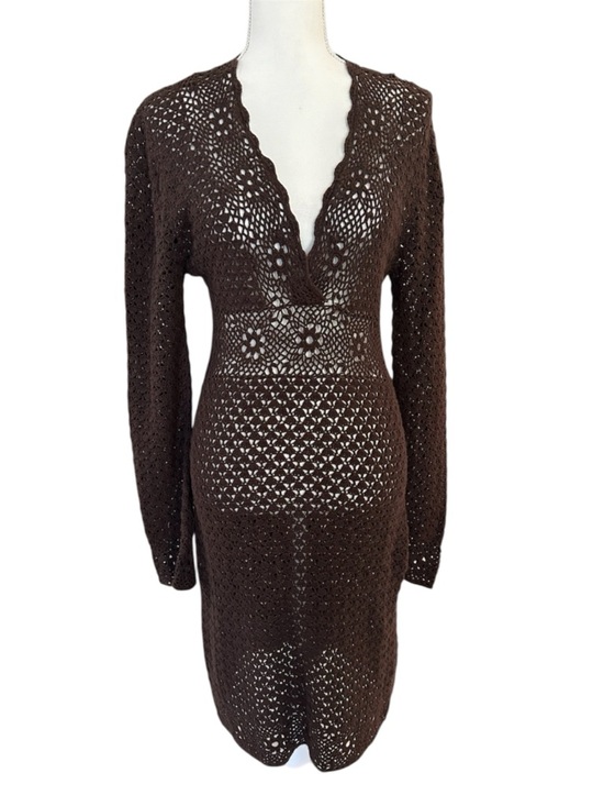MICHAEL Michael Kors Dresses & Skirts - Michael Kors Crocheted Long Sleeve Dress Cover Up